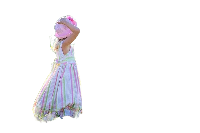 little girl, wildflowers, meadow 小女孩,野花,草甸