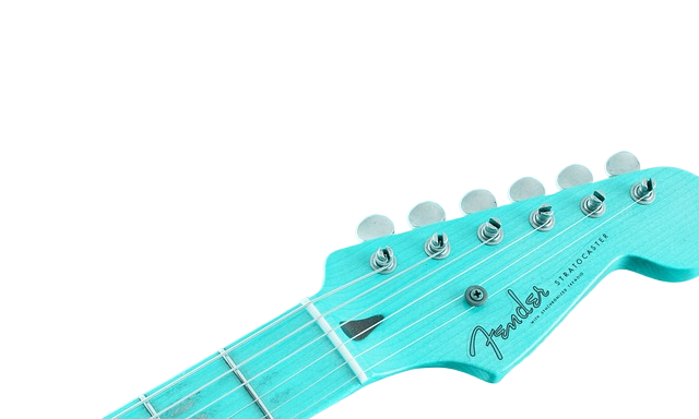 guitar, wallpaper 4k, blue background