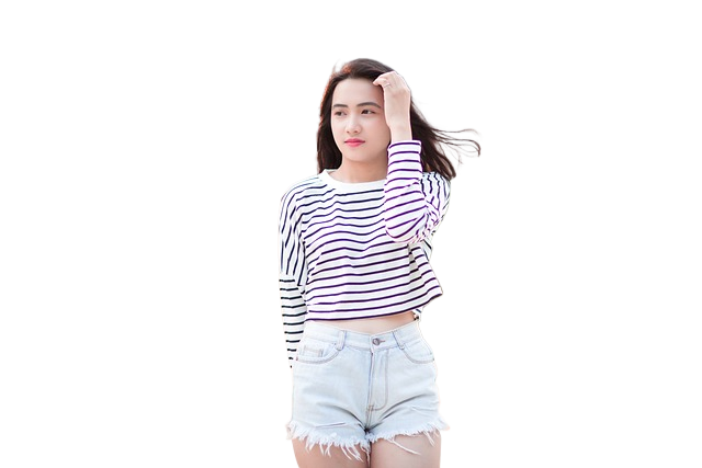 girl, model, nature