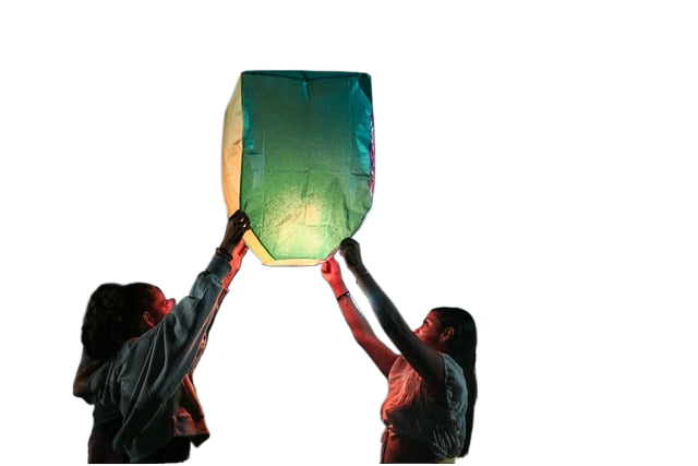 balloons, darling, night