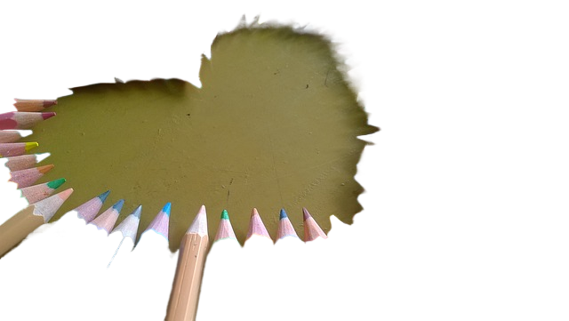 love, pencil, colorful