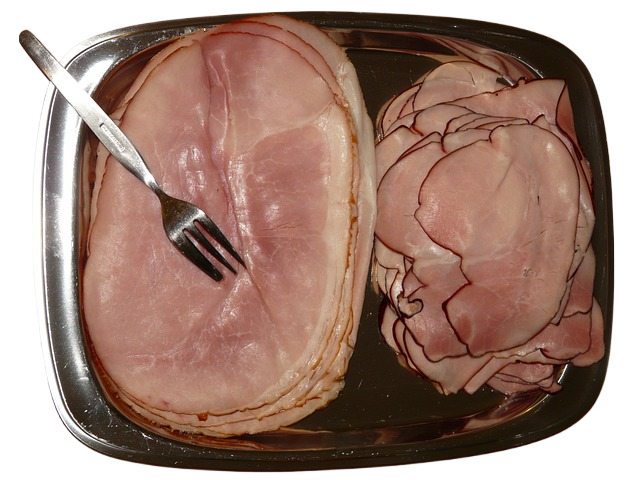 ham platter, ham, cooked ham