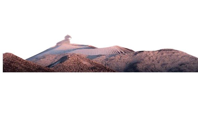 mountain, volcano, landscape