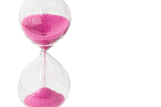 hourglass, money, time