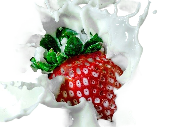 strawberry, milk, splash 草莓,牛奶,飞溅