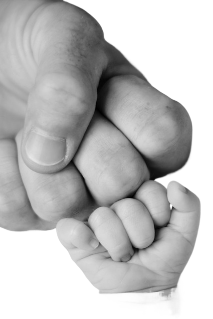 baby, father, son