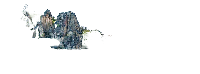 externsteine, lake, reflection externsteine、湖泊、反思