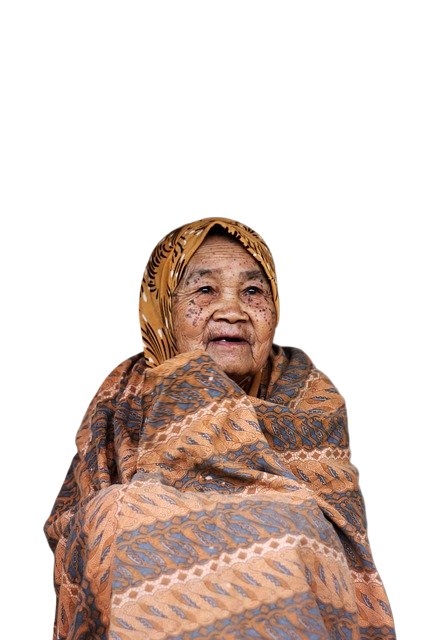old woman, diversity, blanket