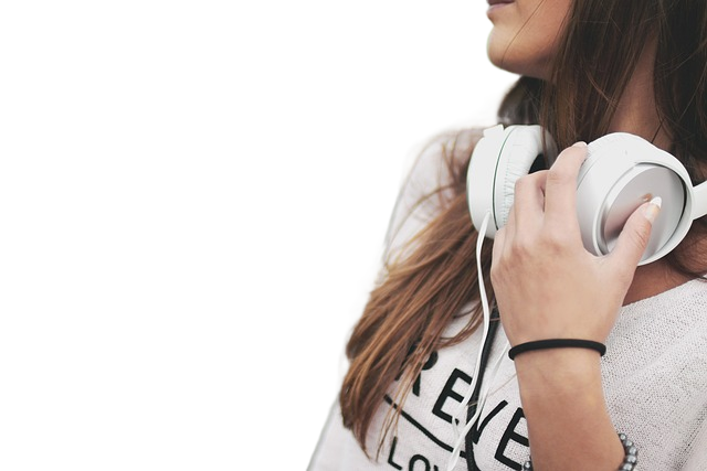 girl, music, headphones 女孩,音乐,耳机