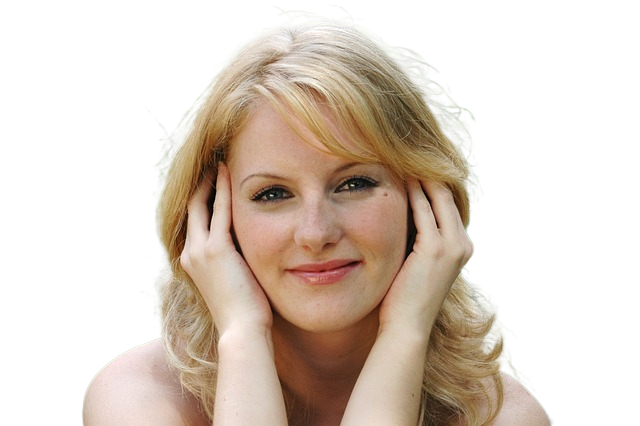 girl, blonde, portrait