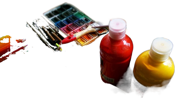 painting, pencils, paint 绘画、铅笔、颜料