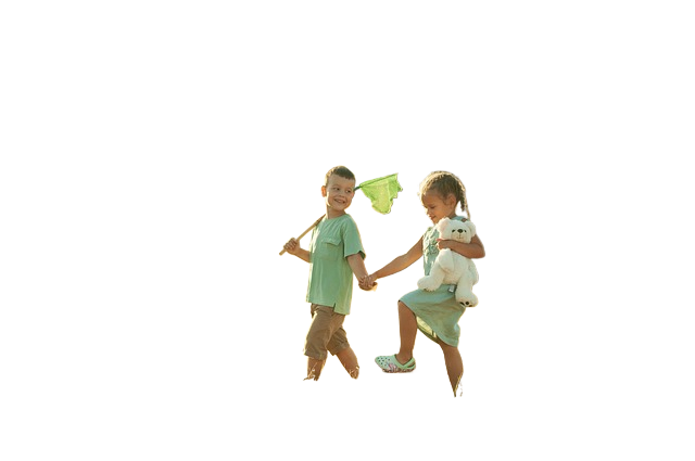 kids, field, friendship