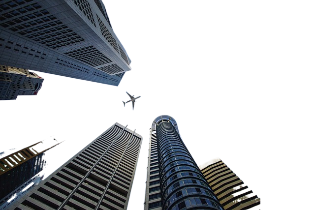 skyscrapers, singapore, city