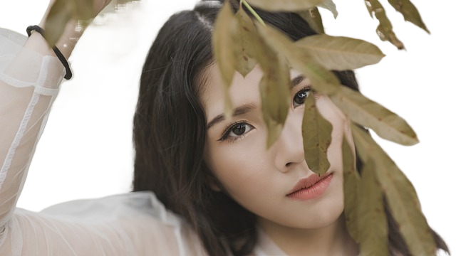 portrait, girl, woman