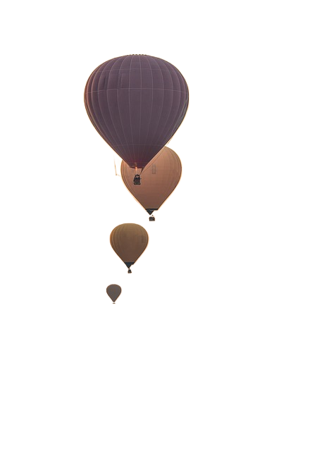 hot air balloons, bagan, sunset