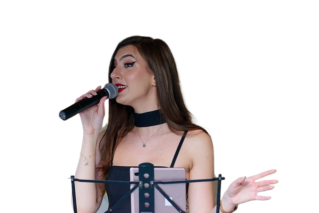 woman, singer, singing