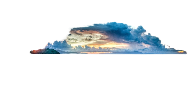 bora-bora, french polynesia, sunset