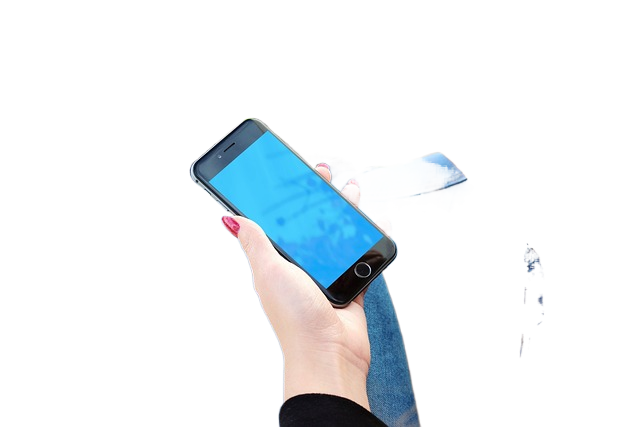 iphone, hand, girl