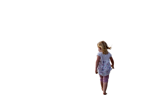 child, girl, sand