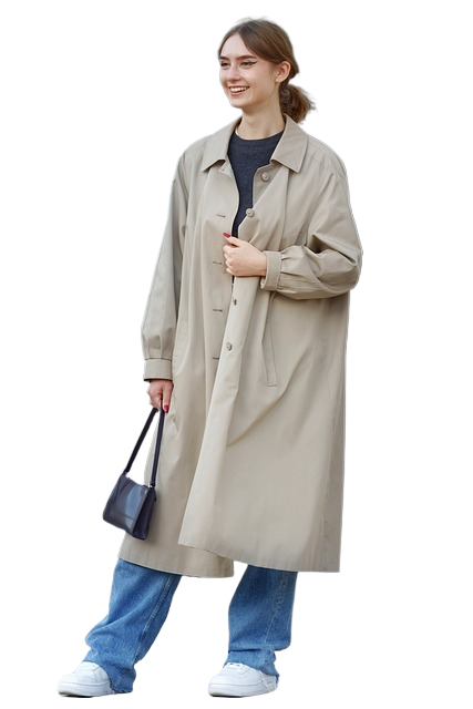 woman, coat, fashion
