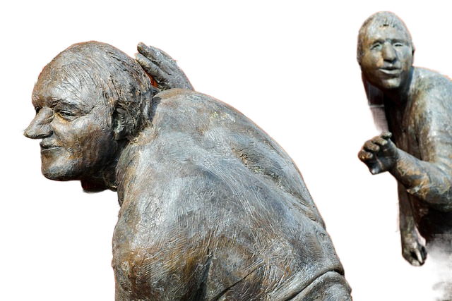 sculptures, bronze, listen to 雕塑,青铜,听