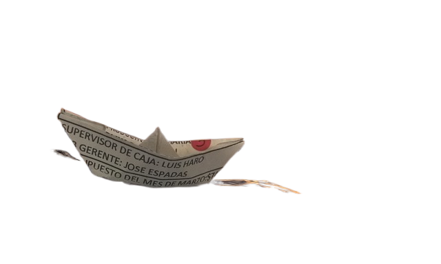 paper boat, sunset, sea 纸船,日落,大海