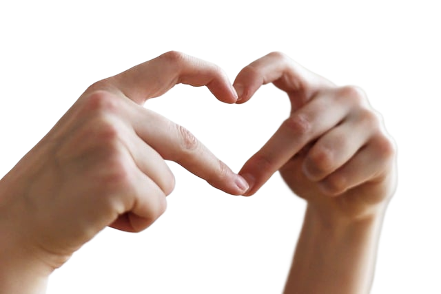 hands, heart, finger