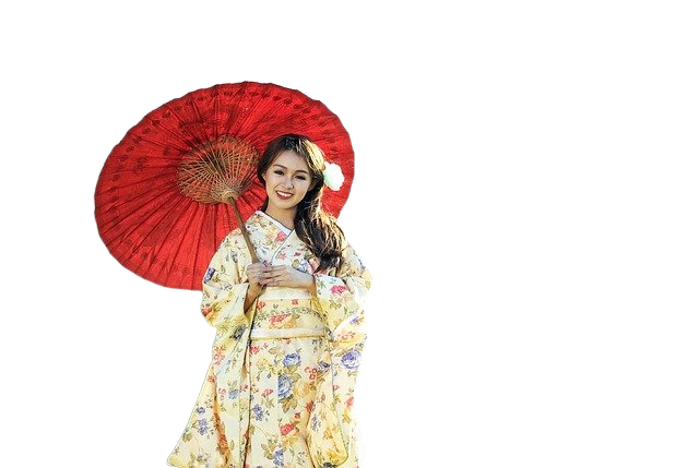 geisha, kimono, umbrella 艺妓,和服,伞