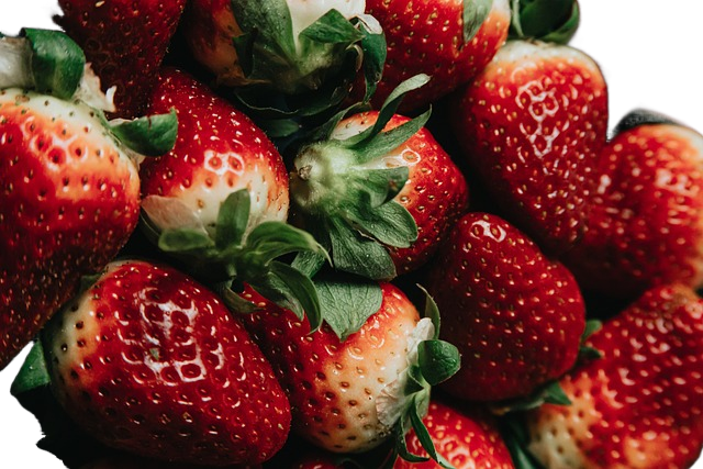strawberries, fruits, food