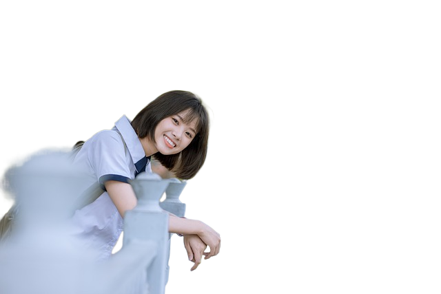 girl, student, asian