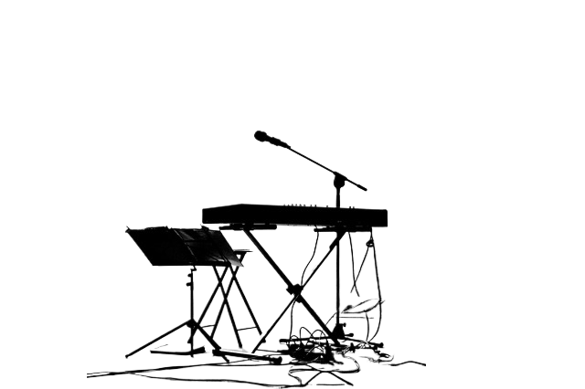 concert, microphone, bandstand