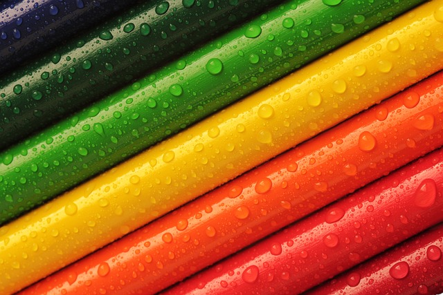 pencils, 4k, rainbow 铅笔、4 k、彩虹