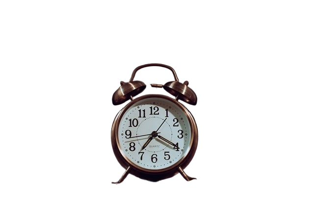clock, alarm clock, coffee