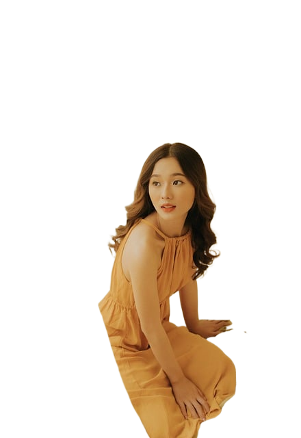 woman, model, dress