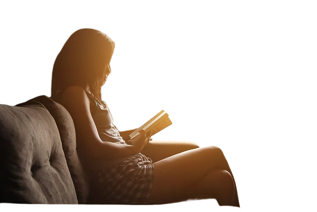 reading, woman, girl