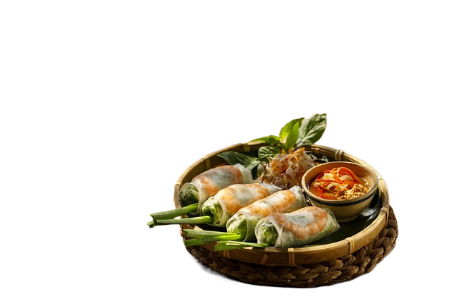 spring roll, roll, food