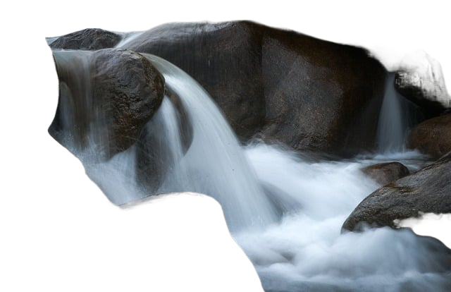 valley, nature, stream of water