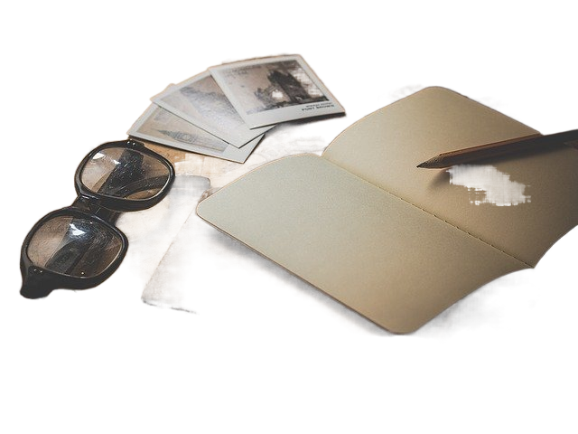 notepad, glasses, travel 记事本,眼镜,旅行