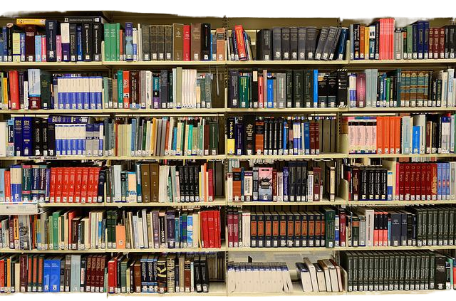 library, books, bookshelves 图书馆,书籍,书架