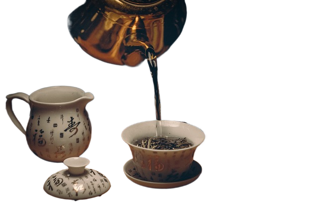 tea, cup, pot