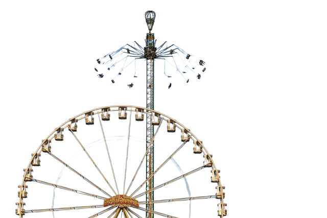 ferris wheel, amusement ride, sky