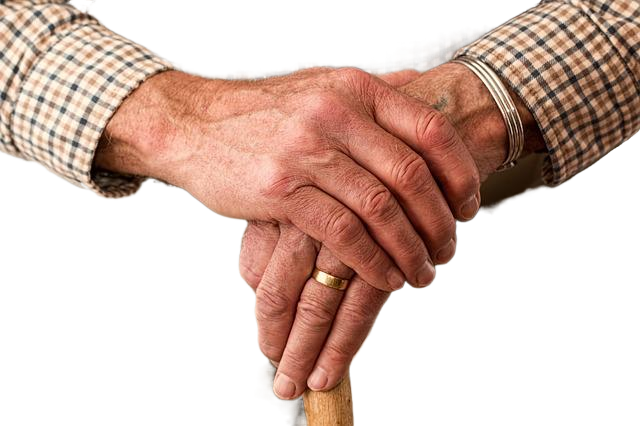 elderly, hands, ring 老年人,手环