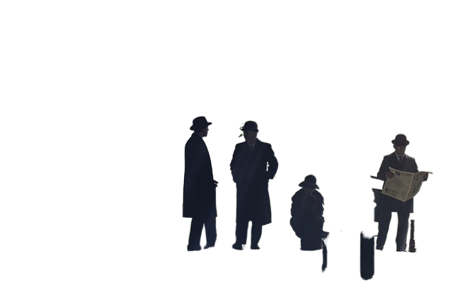 men, woman, newspaper 男人,女人,报纸