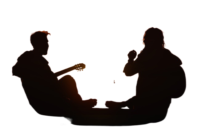 men, guitars, silhouettes men, guitars, silhouettes