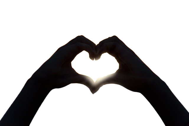 heart, love, sunset 心,爱,日落