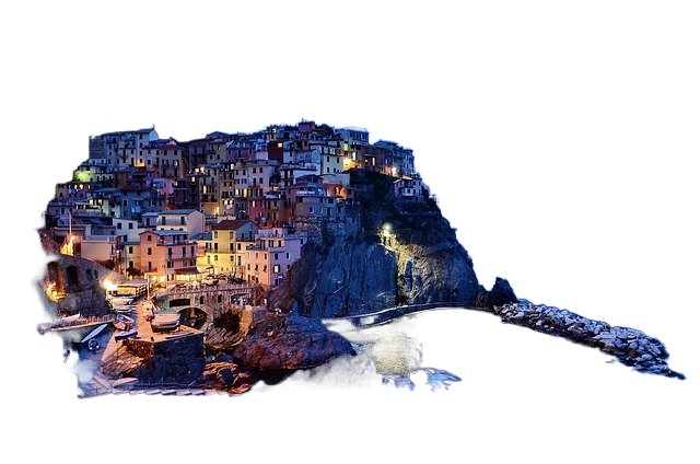 village, sea, coast 村,大海,海岸